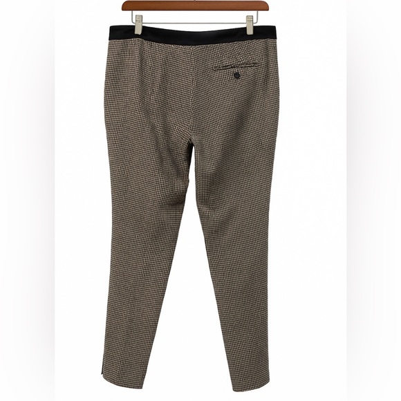 ZARA Woman Houndstooth Dress Pants Size XL  EUC - Picture 2 of 9